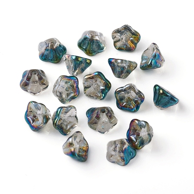Electroplate Glass Beads EGLA-I012-A01-1