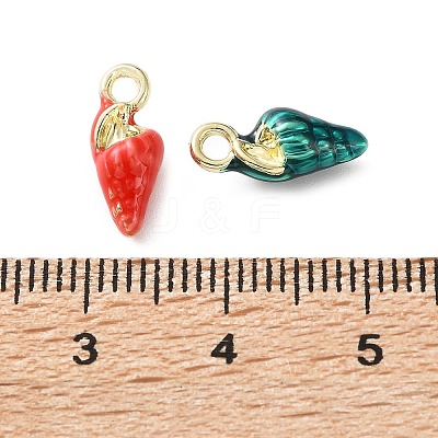 Alloy Enamel Pendants AL-CBA3844-02C-G-1