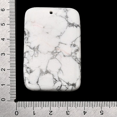 Natural Howlite Big Pendants G-F820-06A-01-1