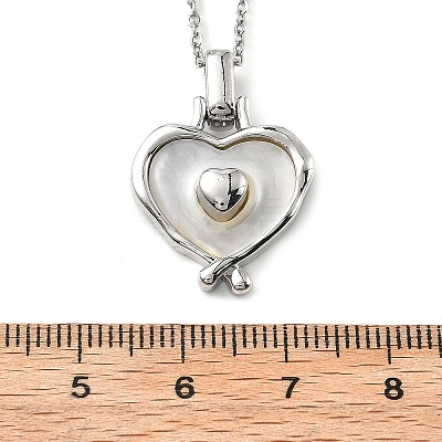 Heart 304 Stainless Steel Cat Eye Pendant Necklaces for Women LS-NJEW-D288-06P-1