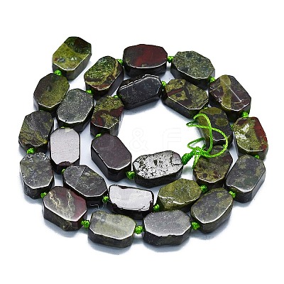 Natural Dragon Blood Beads Strands G-K245-K03-01-1