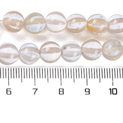 Tibetan Style dZi Beads Strands G-C133-A04-02-1