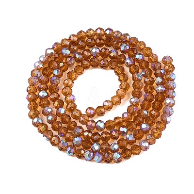 Electroplate Glass Beads Strands EGLA-A044-T2mm-L04-1