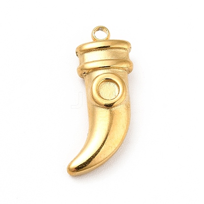 Ion Plating(IP) 304 Stainless Steel Pendant Cabochons Settings STAS-P312-17G-1