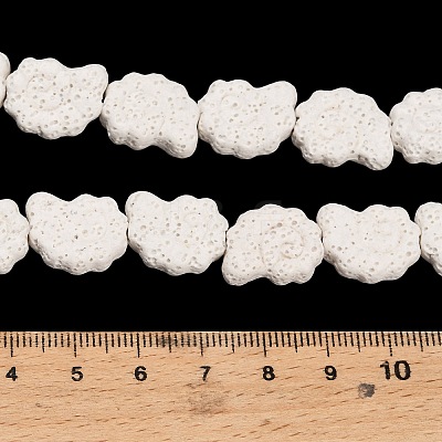 Natural Lava Rock Beads Strands G-G347-01I-1