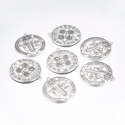 Tibetan Style Alloy Big Pendants TIBEP-A17171-AS-FF-1