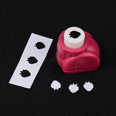 Random Single Color or Random Mixed Color Mini Plastic Craft Paper Punch Sets for Scrapbooking & Paper Crafts AJEW-L051-16-1