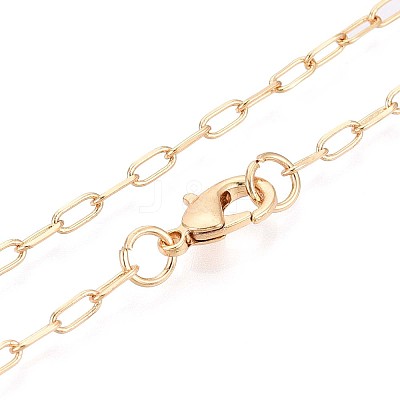 Brass Paperclip Chains X-MAK-S072-09A-G-1