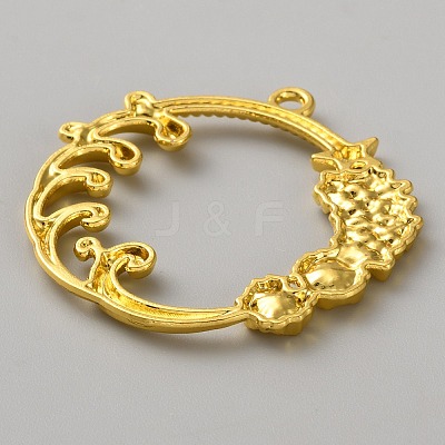 Rack Plating Ocean Theme Alloy Pendants FIND-WH20008-49A-1
