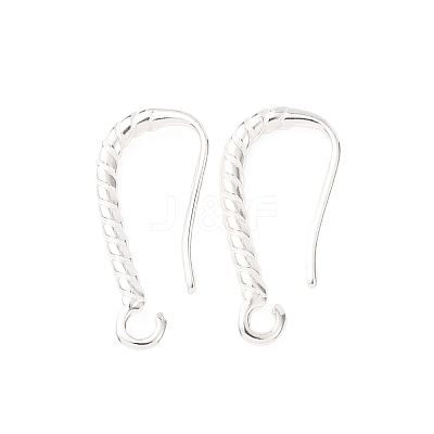 Brass Earring Hooks KK-G604-02S-1