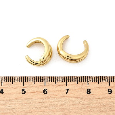 Rack Plating Brass Clip-on Earrings EJEW-R162-24G-1