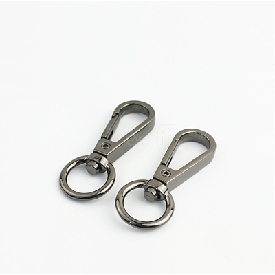 Teardrop Alloy Swivel Clasps PURS-PW0001-428B-1