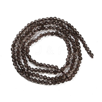 Natural Smoky Quartz Beads Strands X-G-P553-G05-01-1