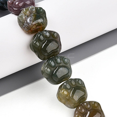 Natural Indian Agate Beads Strands G-M108-A14-01-1