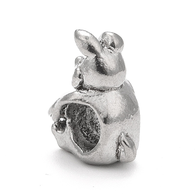 304 Stainless Steel European Beads STAS-G256-25AS-1