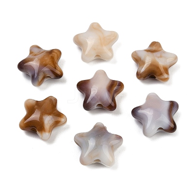 Opaque Acrylic Beads OACR-C022-02-1