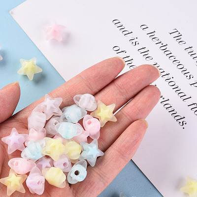 Transparent Acrylic Beads X-TACR-S152-11C-1