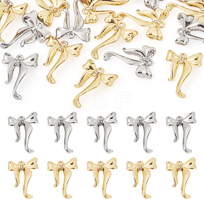 20Pcs 2 Colors Alloy Rhinestone Pendants FIND-TA0007-86-1
