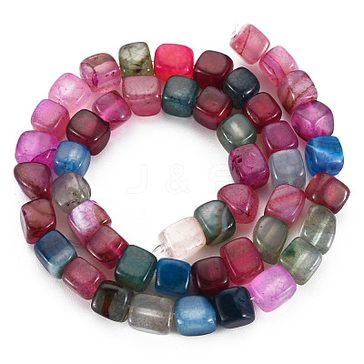 Natural Agate Beads Strands G-N326-99I-1