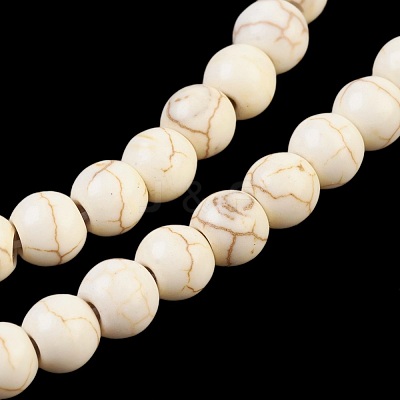 Synthetic Turquoise Beads Strands TURQ-G106-6mm-02Q-1