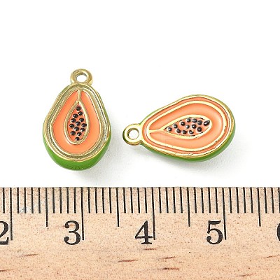 304 Stainless Steel Enamel Pendants STAS-I346-20G-01-1