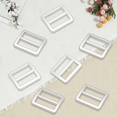 10Pcs Alloy Rectangle Buckles FIND-CY0001-97P-1