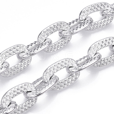 Aluminum Textured Cable Chain CHA-N003-45P-1