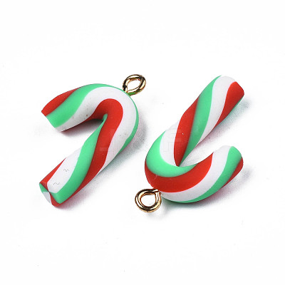 Handmade Polymer Clay Pendants X-CLAY-N010-052-1