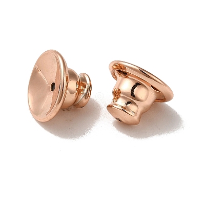 Rack Plating Brass Ear Nuts X-KK-G480-06RG-1