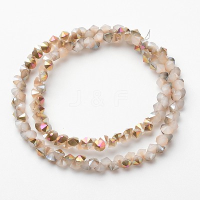 Electroplate Glass Bead Strands EGLA-J138-A-HP05-1