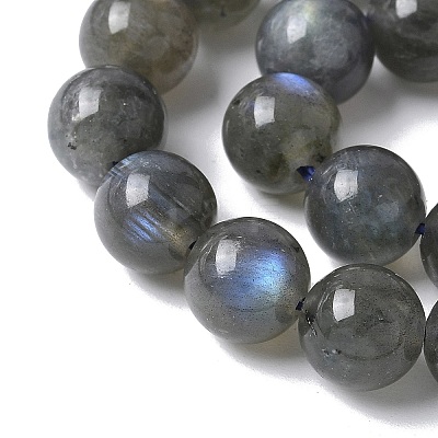 Natural Labradorite Beads Strands G-U017-8MM-01-1