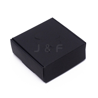 Kraft Paper Fold Gift Box CON-WH0085-03-1