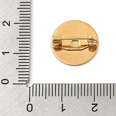 Brooch Cabochon Settings STAS-K254-05B-G-1