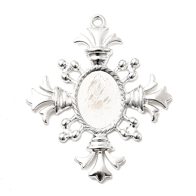 Alloy Cabochon Settings X-PW-WGAB9EB-12-1