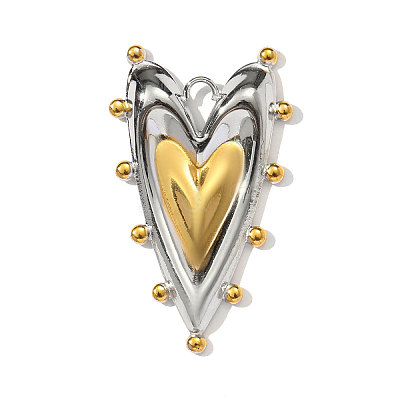 304 Stainless Steel Pendants STAS-OY002-75G-1