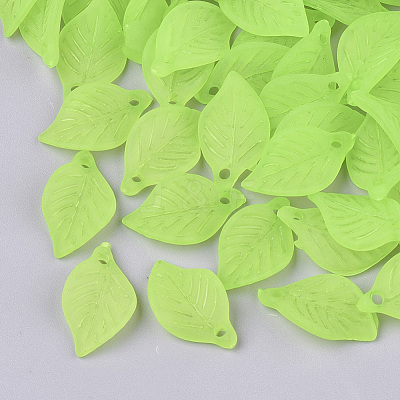 Transparent Acrylic Pendants FACR-R007-12-1