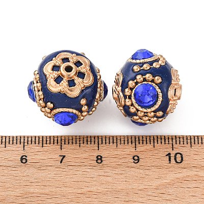Handmade Resin Indonesia Beads IPDL-S054-008A-02KCG-1