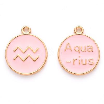 Alloy Enamel Pendants X-ENAM-S124-01A-09J-1