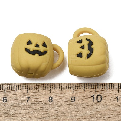 Halloween Food Grade Eco-Friendly Silicone Focal Beads SL-CBAECCD-03C-1