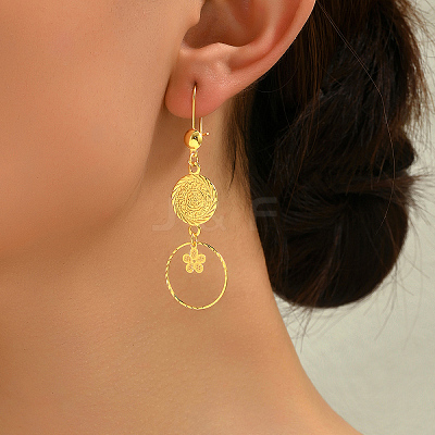 Geometric Hollow Retro Earrings IC5284-1