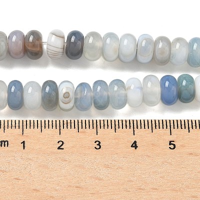 Natural Banded Agate Beads Strands G-F790-I01-01A-1