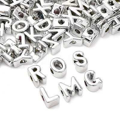 UV Plating Acrylic European Beads MACR-L015-19M-1
