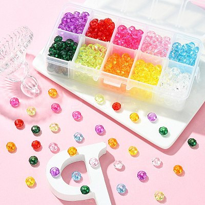 Transparent Acrylic Beads TACR-CJ0001-04-1