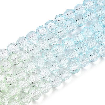 Transparent Glass Beads Strands GLAA-E036-07X-1