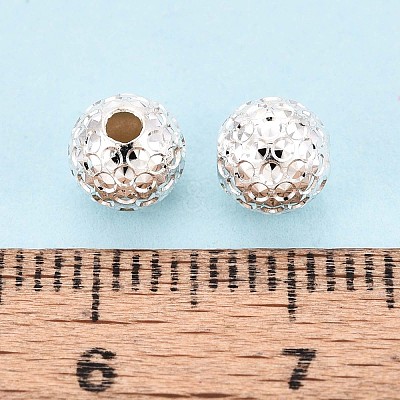 925 Sterling Silver Beads STER-N017-22A-S-1
