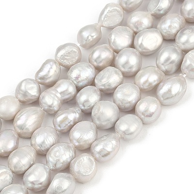 Natural Cultured Freshwater Pearl Beads Strands PEAR-P064-20K-03E-1