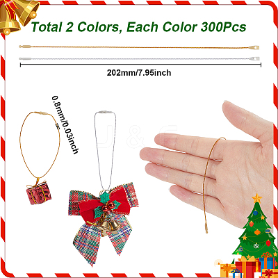 600Pcs 2 Colors Polyester Cable Ties AJEW-SP0001-27-1
