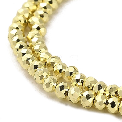 Electroplate Glass Beads Strands EGLA-D030-15A-03-1