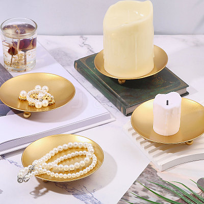 Iron Candle Holder for Christmas AJEW-WH0455-382G-1