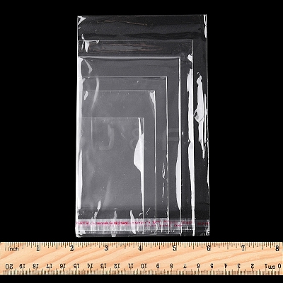 300Pcs 6 Styles OPP Cellophane Top Self-adhesive Bags OPC-FS0001-04-1